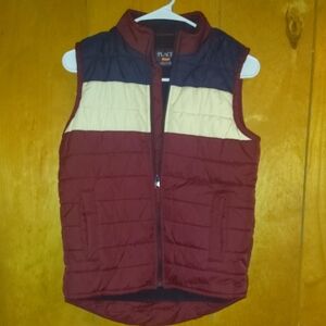 Children's Place Colorblock Puffer Vest Jacket Bundle